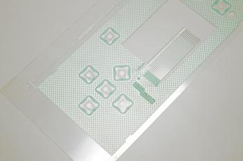 Пленочная клавиатура с двухсторонним монтажом схемы 2