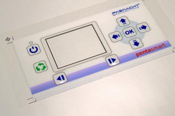 Пленочная клавиатура с двухсторонним монтажом схемы 4