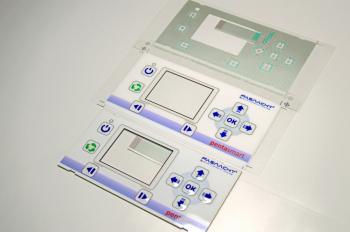 Пленочная клавиатура с двухсторонним монтажом схемы 5