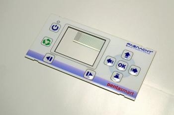 Пленочная клавиатура с двухсторонним монтажом схемы 6