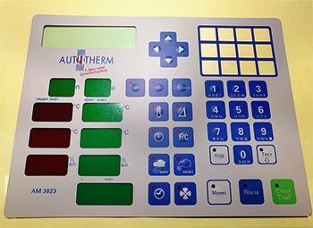 Большая пленочная клавиатура autotherm