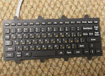 Силиконовая qwerty клавиатура